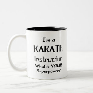 Taza Bicolor instructor de karate