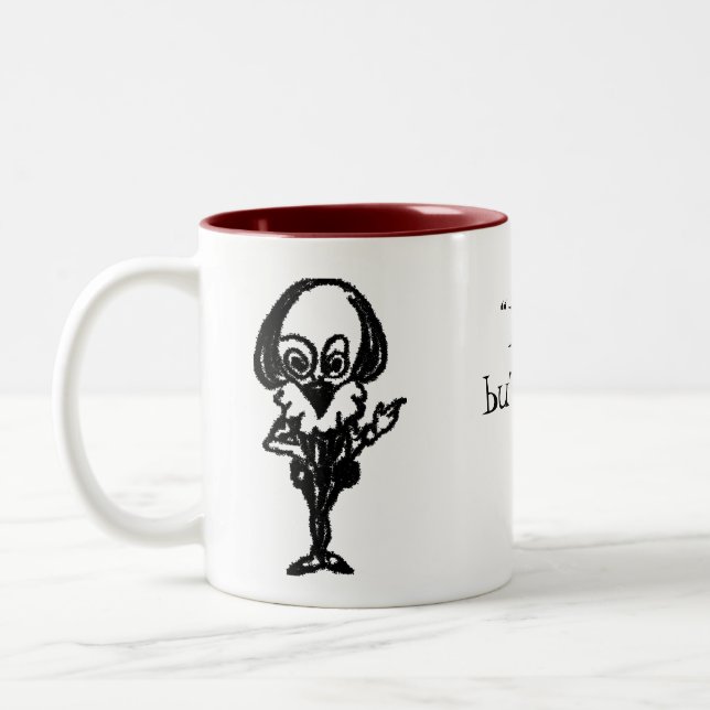 Taza Bicolor Insulto de Shakespeare - (Izquierda)