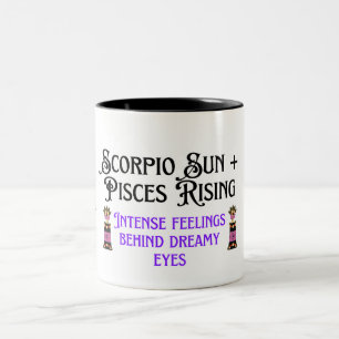 Taza Bicolor Intensidad Mística - Sol Escorpio, Zo de ascenso d