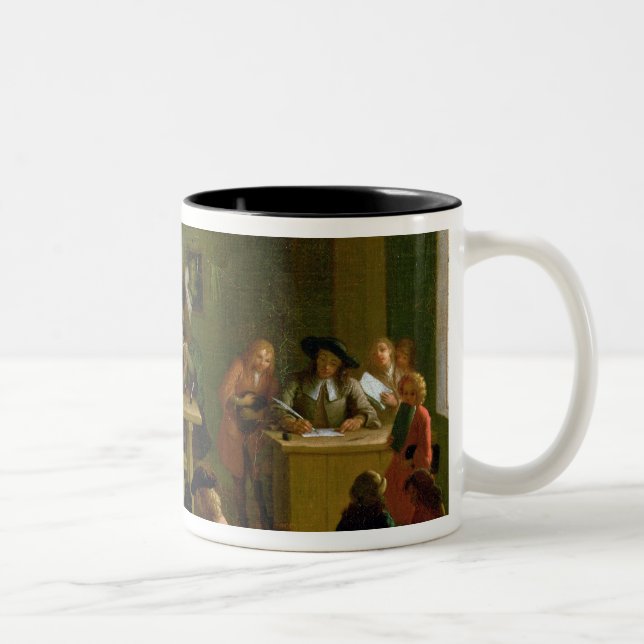 Taza Bicolor Interior de una aula (Derecha)