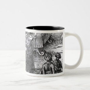 Taza Bicolor Interior del banco