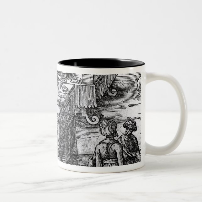 Taza Bicolor Interior del banco (Derecha)