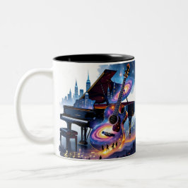 Taza Bicolor Interior musical