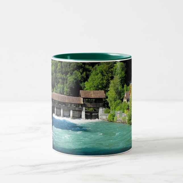 Taza Bicolor Interlaken west en Suiza (Centro)