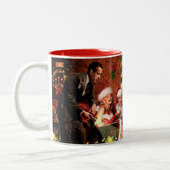 Taza Bicolor Interludio del navidad (Izquierda)