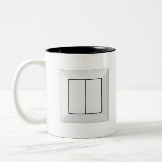 Taza Bicolor Interruptor de luz doble