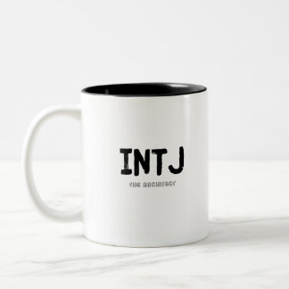Taza Bicolor INTJ - The Architect (Black)