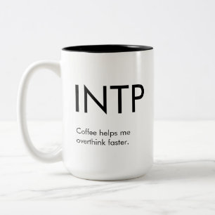 Taza Bicolor INTP: Reflexión sobre el regalo de Mug más rápido