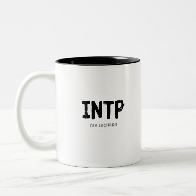 Taza Bicolor INTP - The Logician (Black) (Izquierda)