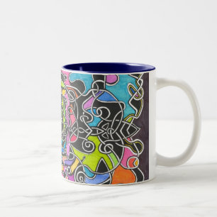 Taza Bicolor intreccisimmetrici