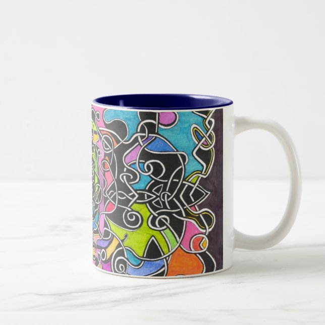 Taza Bicolor intreccisimmetrici (Derecha)