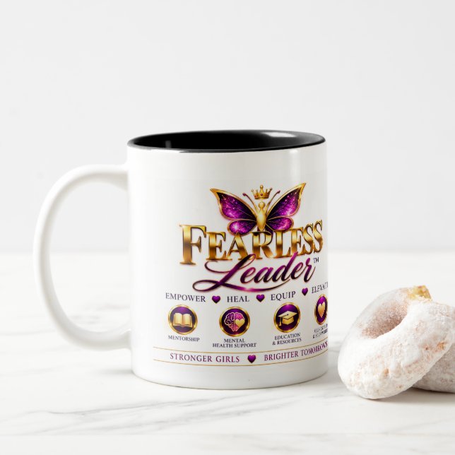 Taza Bicolor Intrépido  (Con donut)