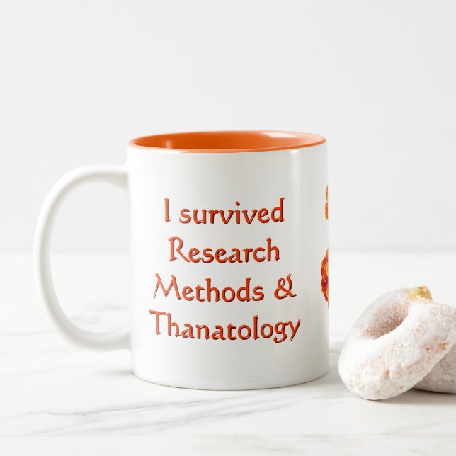 Taza Bicolor Investigación (Con donut)