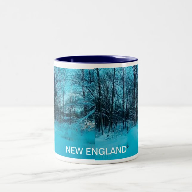 TAZA BICOLOR INVIERNO DE NUEVA INGLATERRA (Centro)