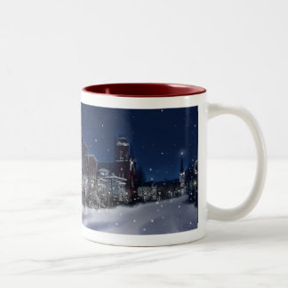 Taza Bicolor Invierno en Waterville