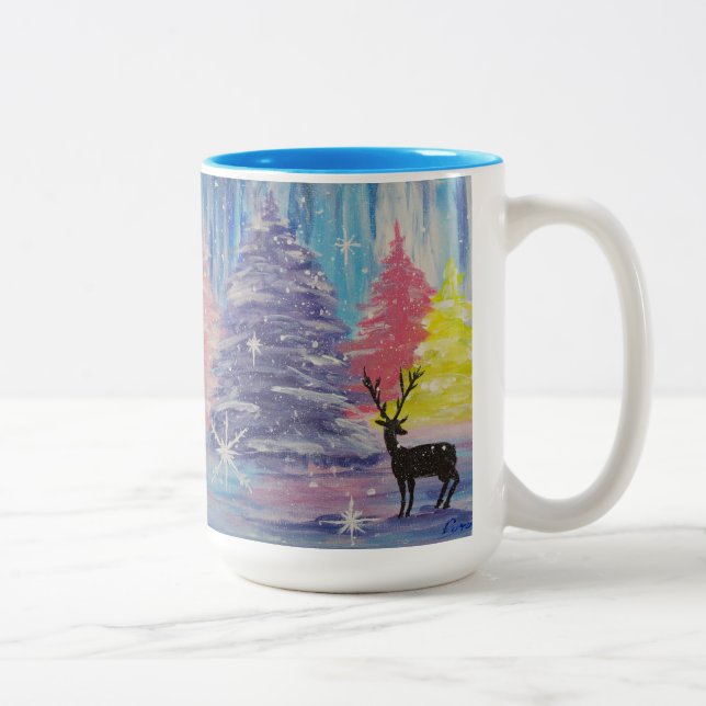 Taza Bicolor Invierno helado (Derecha)
