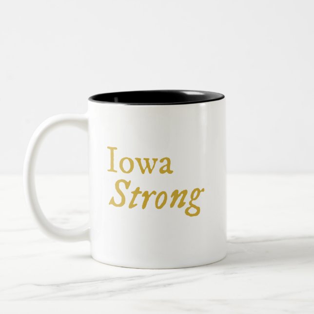 Taza Bicolor Iowa Fuerte Café Mug (Izquierda)
