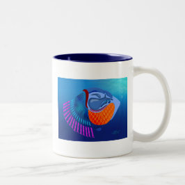Taza Bicolor Ir Pescado