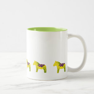 Taza Bicolor Iris Dala Horses Mug