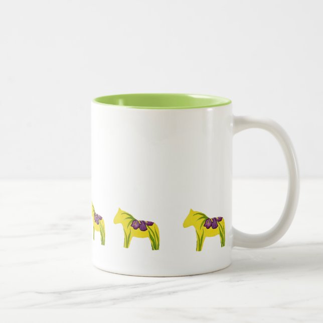 Taza Bicolor Iris Dala Horses Mug (Derecha)
