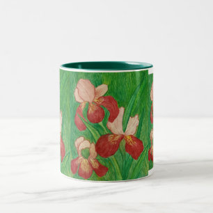 Taza Bicolor Iris Morning Coffee Mug