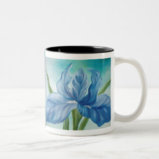 Taza Bicolor Iris Mug Azul