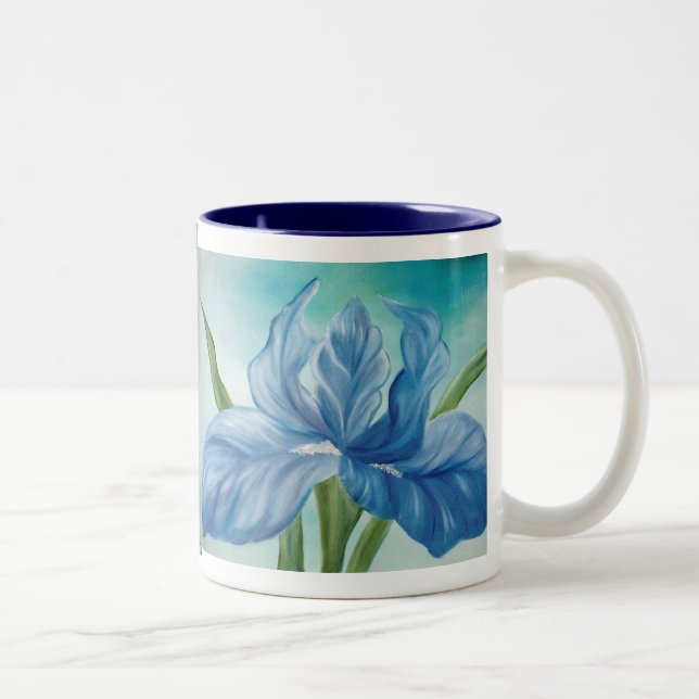 Taza Bicolor Iris Mug Azul (Derecha)