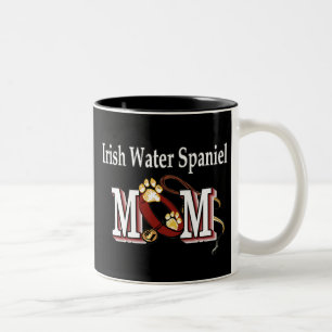 Taza Bicolor Irish Water Spaniel Mom Mug