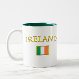 Taza Bicolor Irlanda de oro