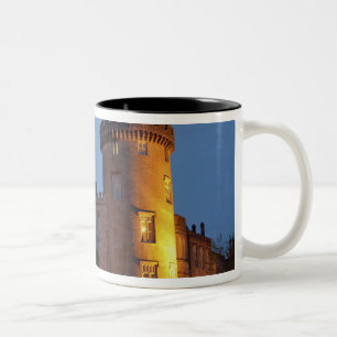 Taza Bicolor Irlanda, el castillo de Dromoland iluminado al ano