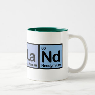 Taza Bicolor Irlanda hizo de elementos
