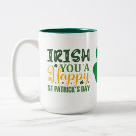 Taza Bicolor Irlandés, un feliz día de San Patricio Mug
