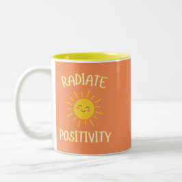 Taza Bicolor Irradia Positividad