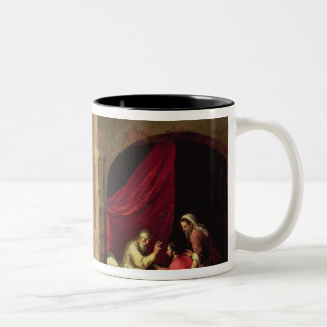 Taza Bicolor Isaac que bendice a Jacob (Derecha)