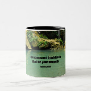 Taza Bicolor Isaías 30:15