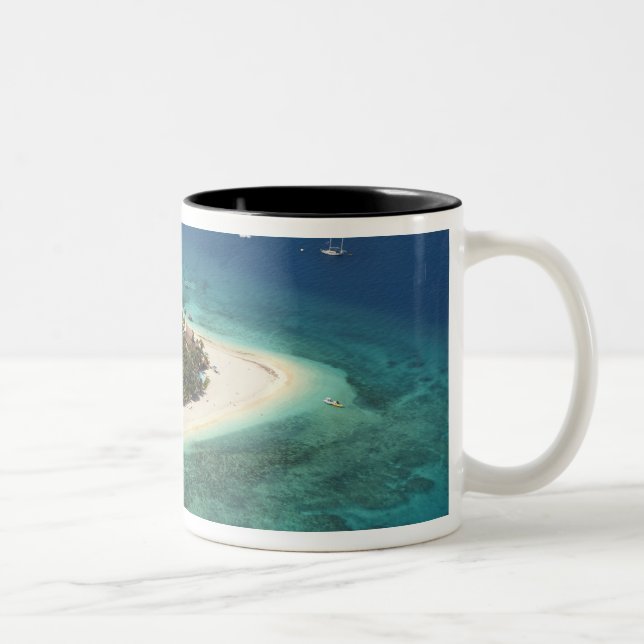 Taza Bicolor Isla Beachcomber Resort, Fiji (Derecha)