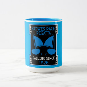 Taza Bicolor Isla Cowes de Wight Yacht Regatta