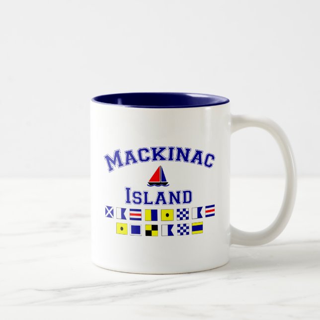 Taza Bicolor Isla de Mackinac (Derecha)