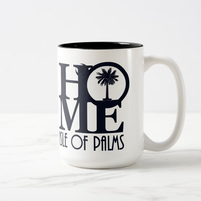 Taza Bicolor Isla HOME de Palms 15oz (Derecha)