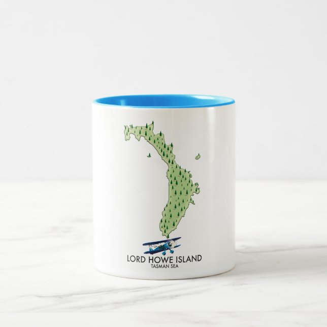 Taza Bicolor Isla Lord Howe Mar Tasman (Centro)