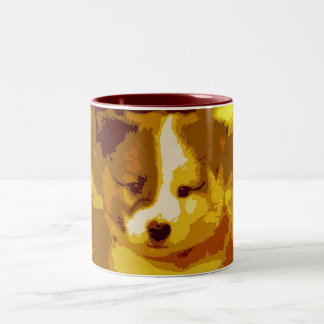 Taza Bicolor Islandhund