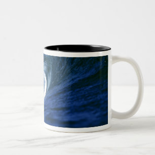 Taza Bicolor Islas Fiji, Tavarua, Cloudbreak. Una ola
