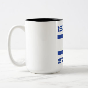 Taza Bicolor Israel fuerte
