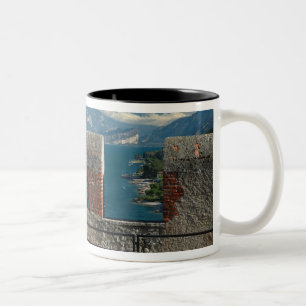 Taza Bicolor Italia, Malcesine, vista desde el castillo del lag