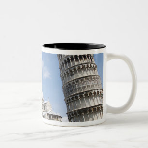 Taza Bicolor Italia, Pisa. Catedral, baptisterio y Torre inclin