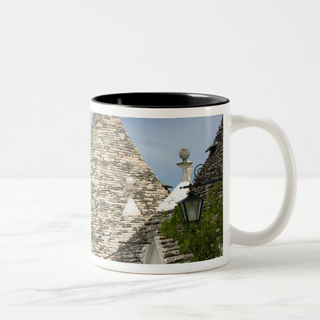 Taza Bicolor Italia, Pulla, Alberobello, Tierra de Trulli, (Derecha)