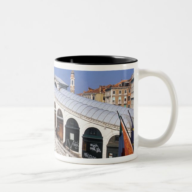 Taza Bicolor Italia, Veneto, Venecia, cruce del puente Rialto (Derecha)