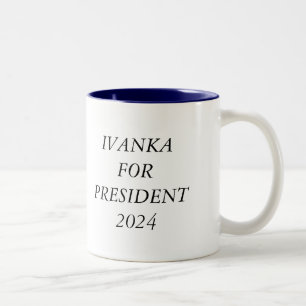 Taza Bicolor Ivanka para presidente Mug
