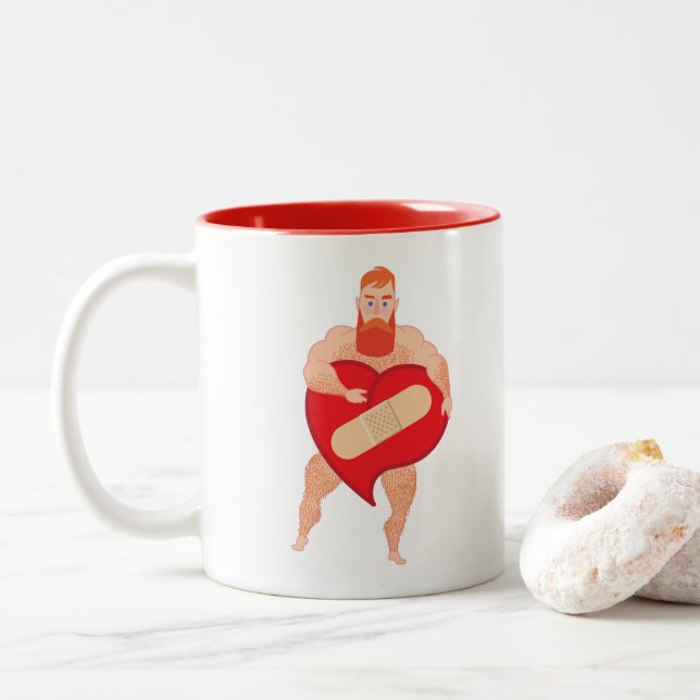 Taza Bicolor Ivo Curassaum (Con donut)