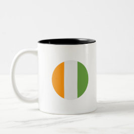 Taza Bicolor Ivory Coast Flag
